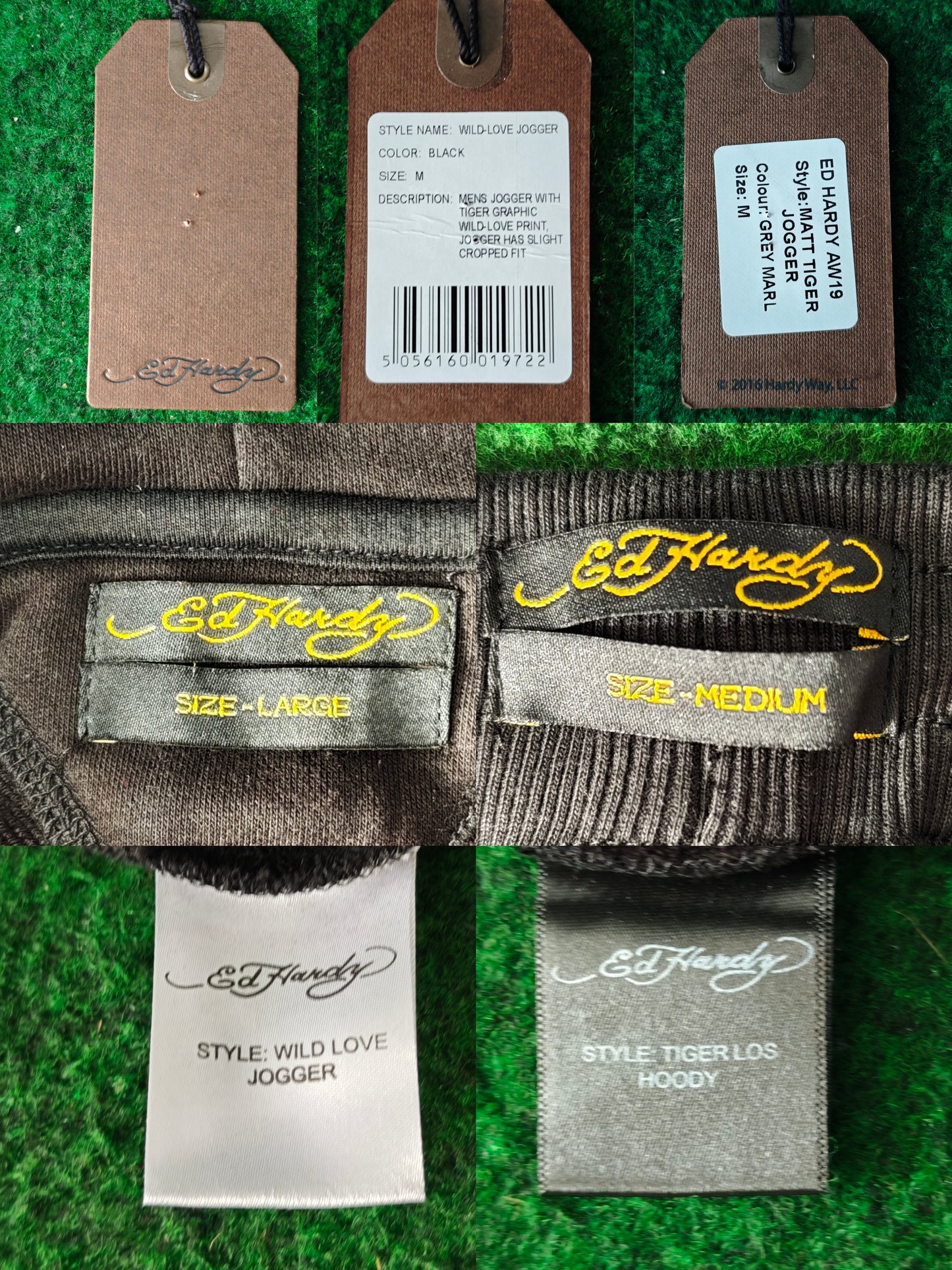 Ed Hardy – Ensemble “Tiger Los Hoody & Wild Love Jogger”