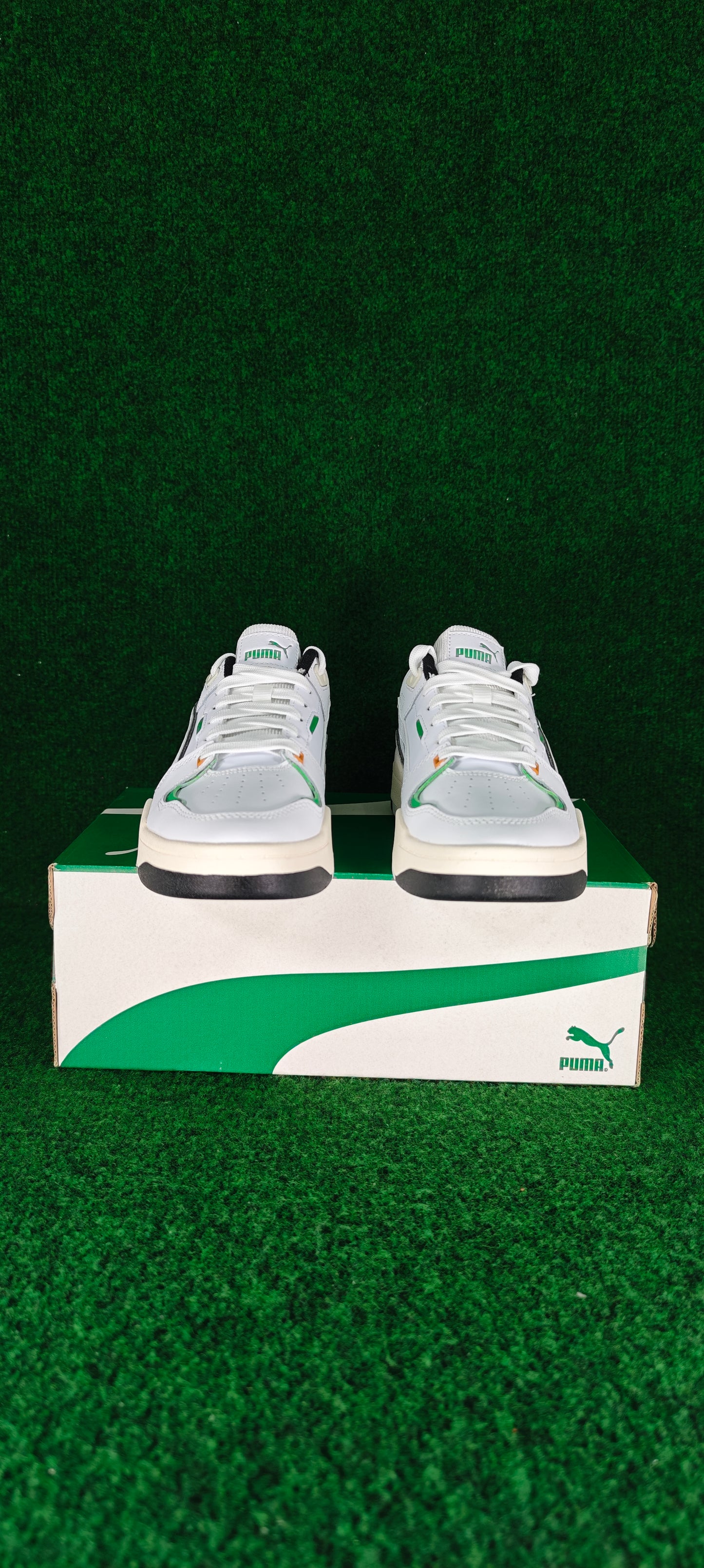 PUMA Slipstream BBall Jr — Blanc / Vert Archive