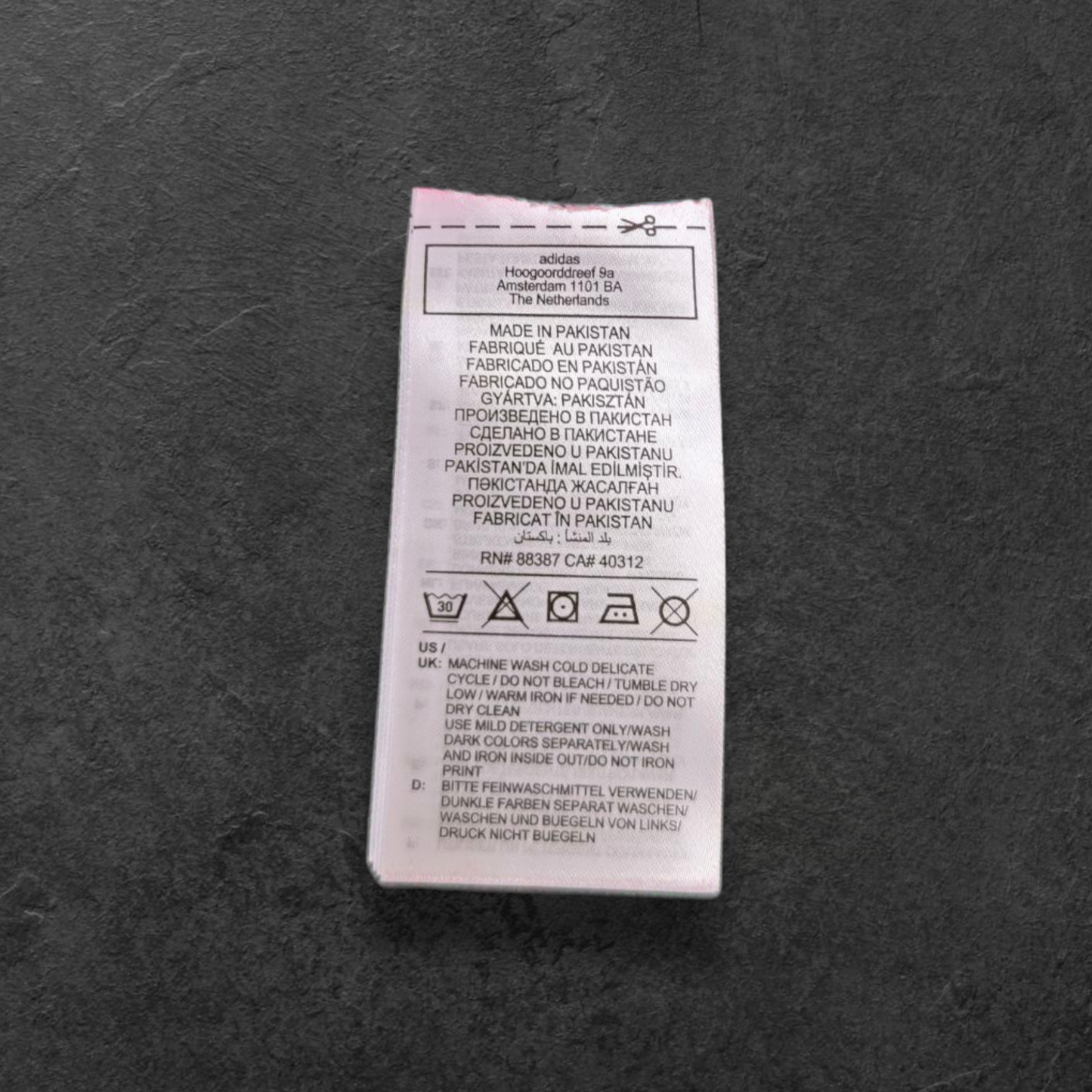 Robe T-shirt Adidas Originals rouge