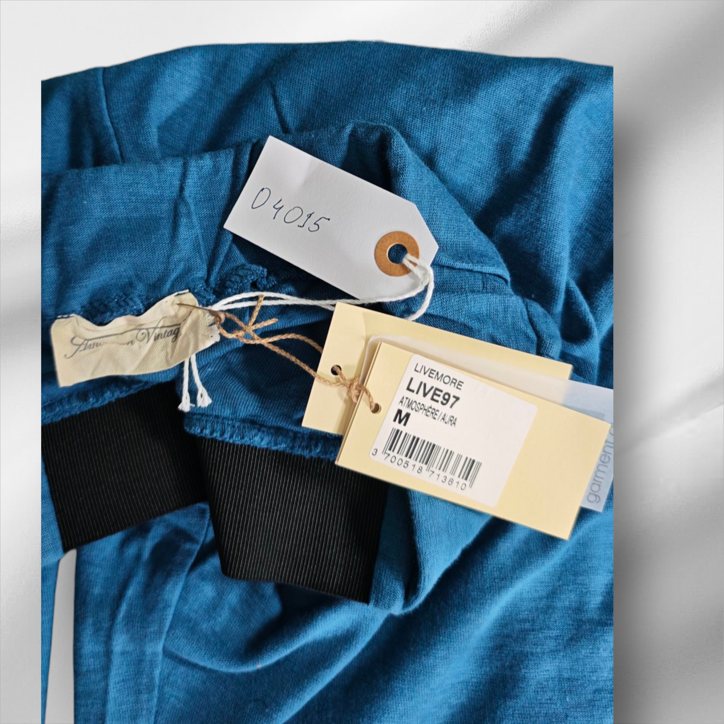 Américain Vintage – Pantalon casual à taille élastique et zip