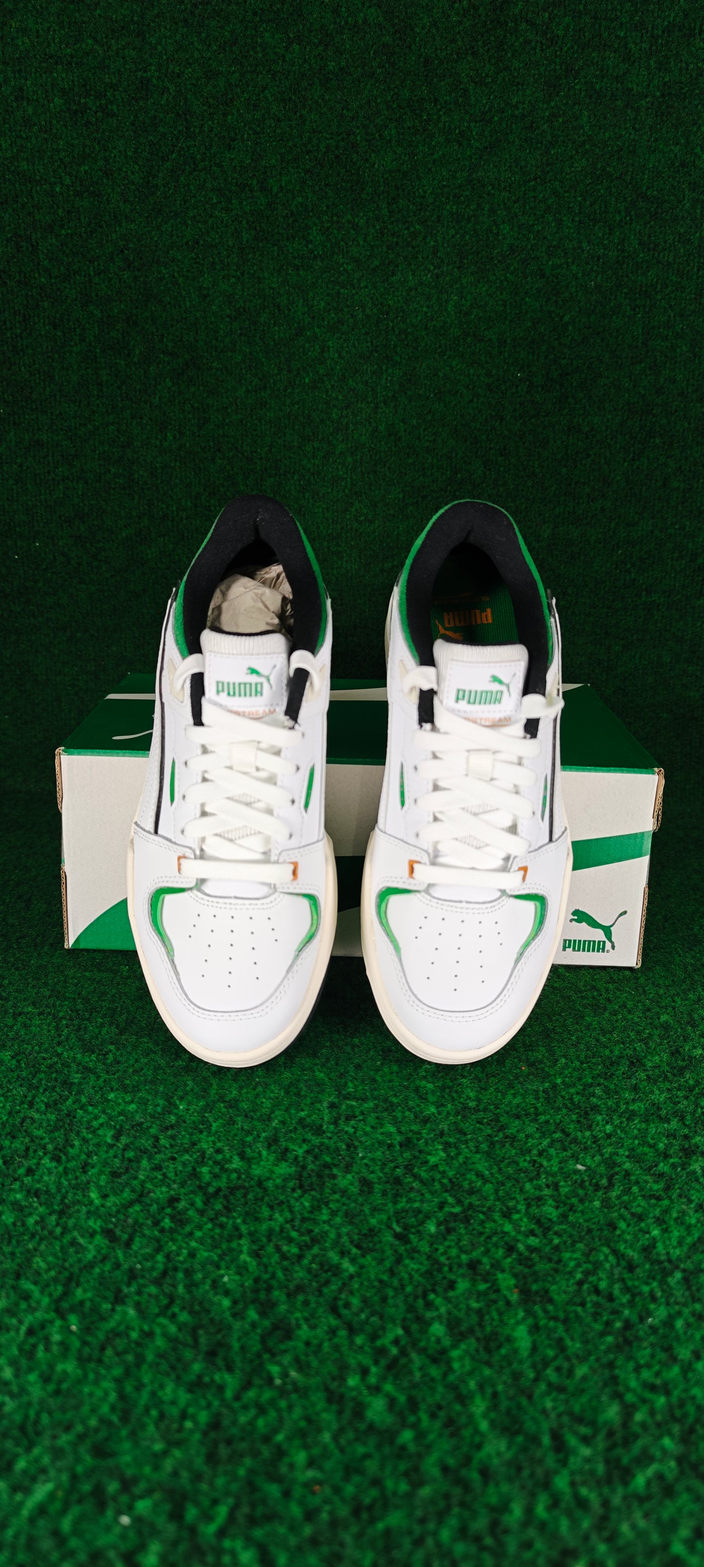 PUMA Slipstream BBall Jr — Blanc / Vert Archive
