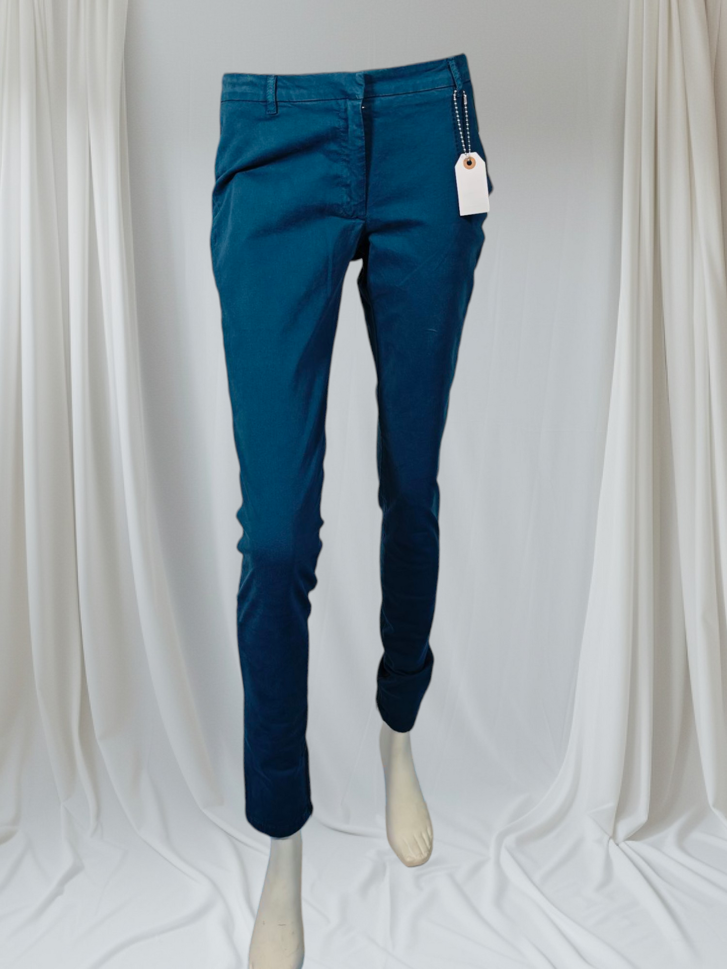 Américain Vintage – Pantalon ajusté bleu pétrole