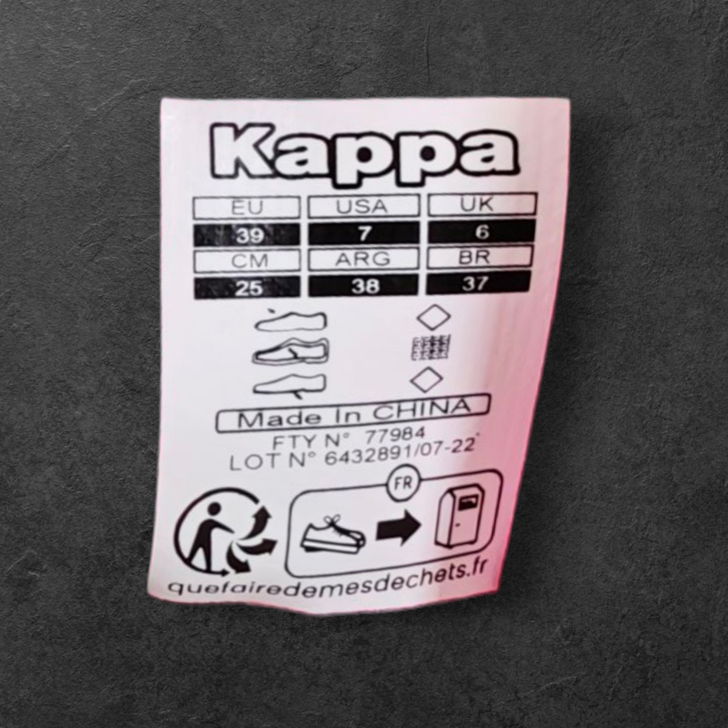 Kappa Sneakers Blanc & Pastel