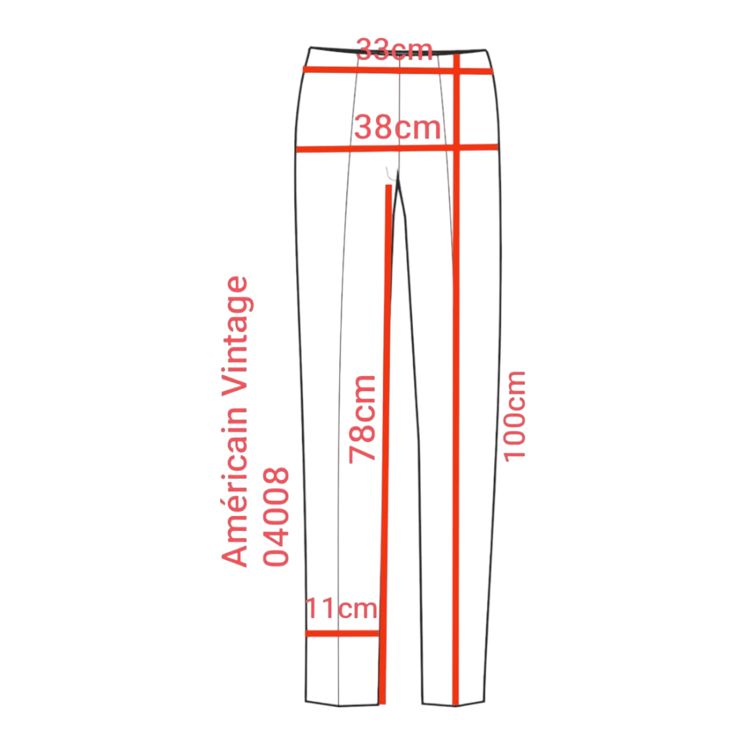 Américain Vintage – Jean skinny bleu clair