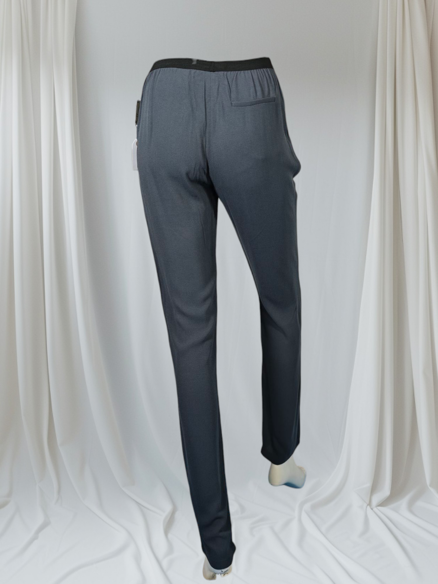Américain Vintage – Pantalon droit fluide gris