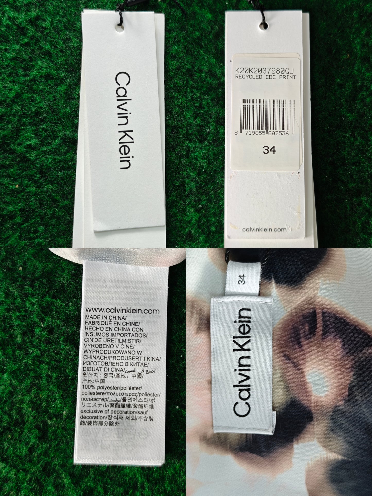Calvin Klein – Débardeur imprimé en polyester recyclé
