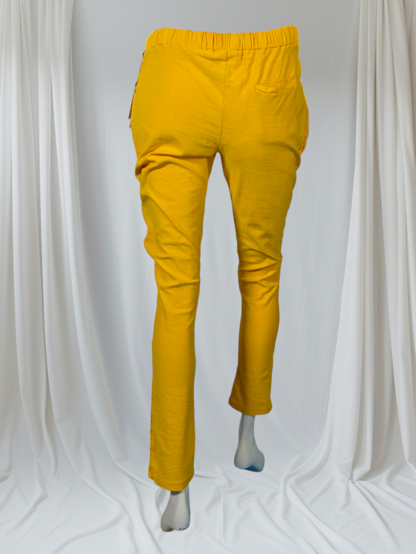 Américain Vintage – Pantalon jaune moutarde