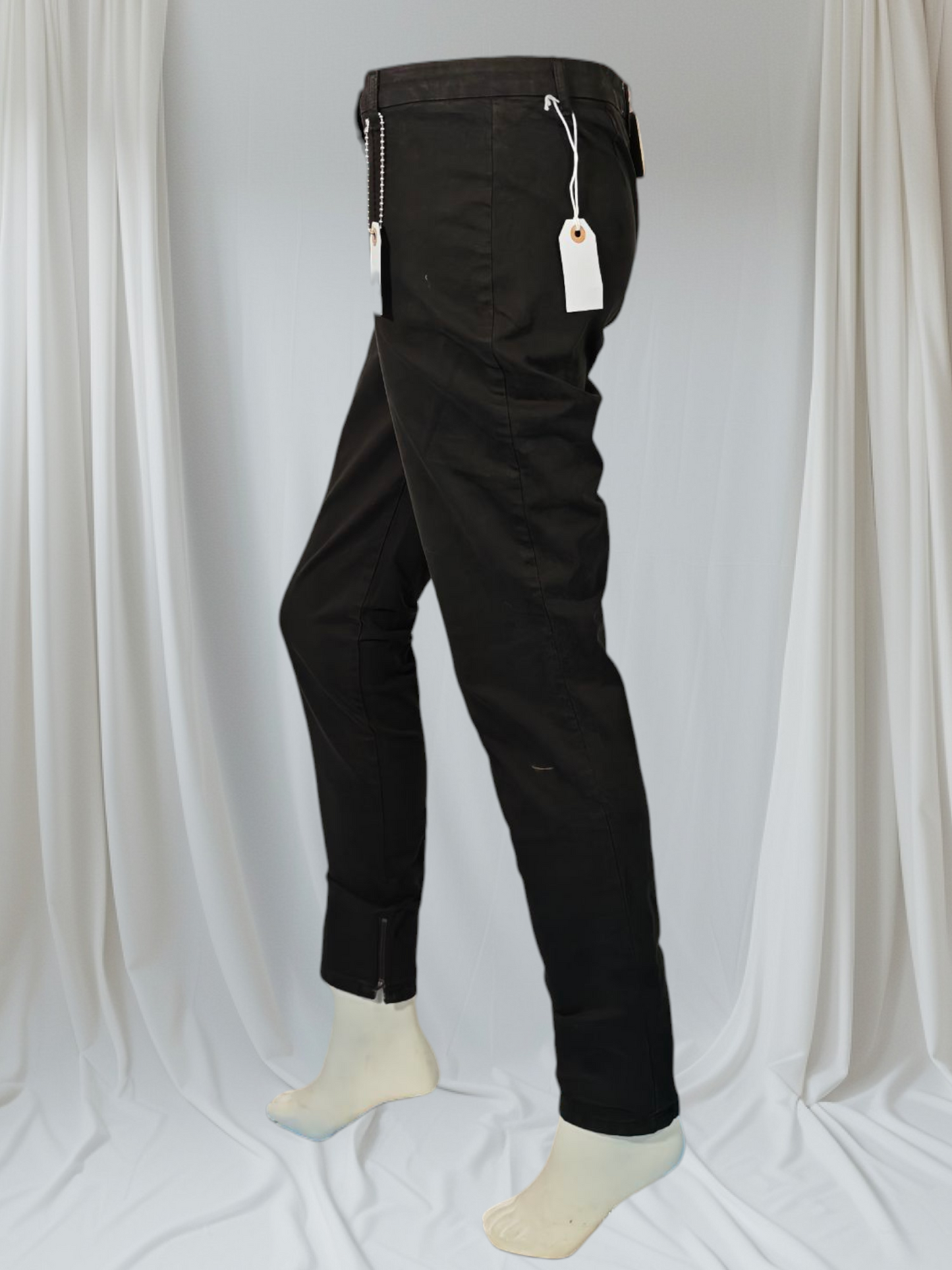 Américain Vintage – Pantalon ajusté noir carbone
