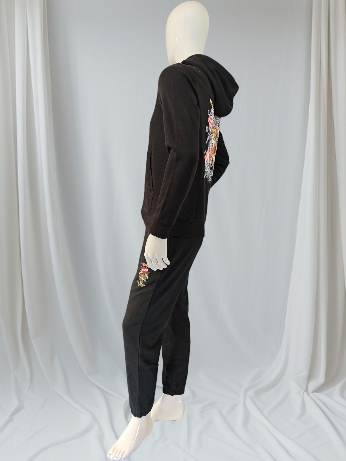 Ed Hardy – Ensemble “Tiger Los Hoody & Wild Love Jogger”