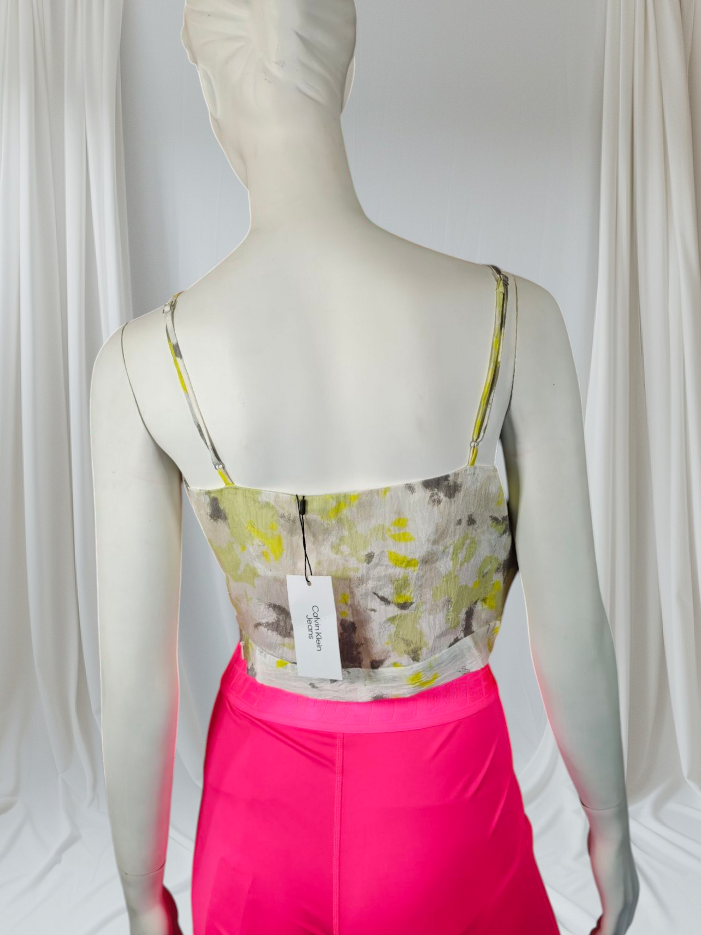 Calvin Klein Jeans – Glazed Fabric Tank Top