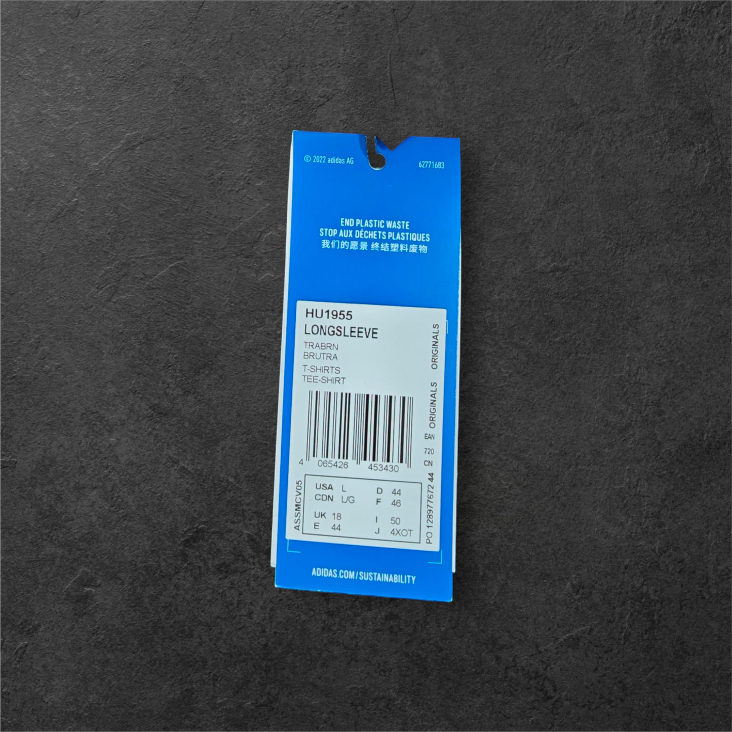 Adidas Originals – Top manches longues dos ouvert