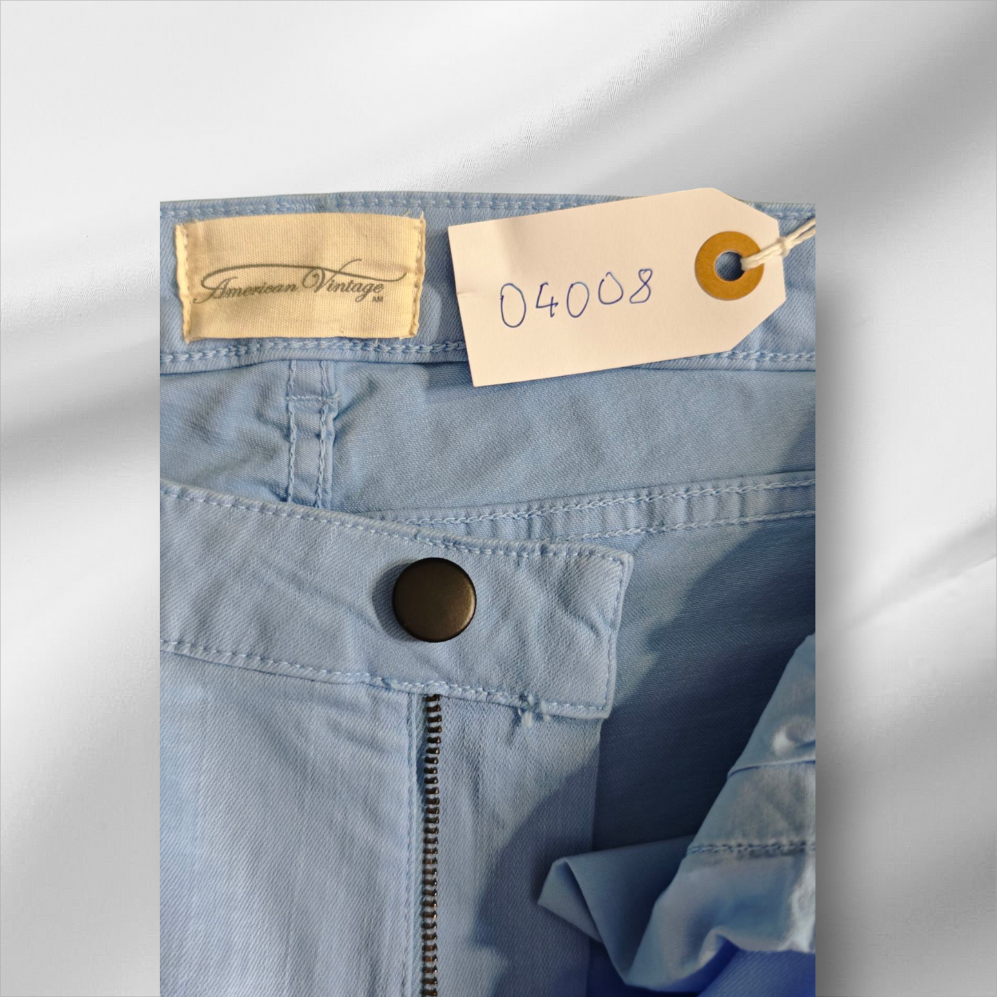 Américain Vintage – Jean skinny bleu clair