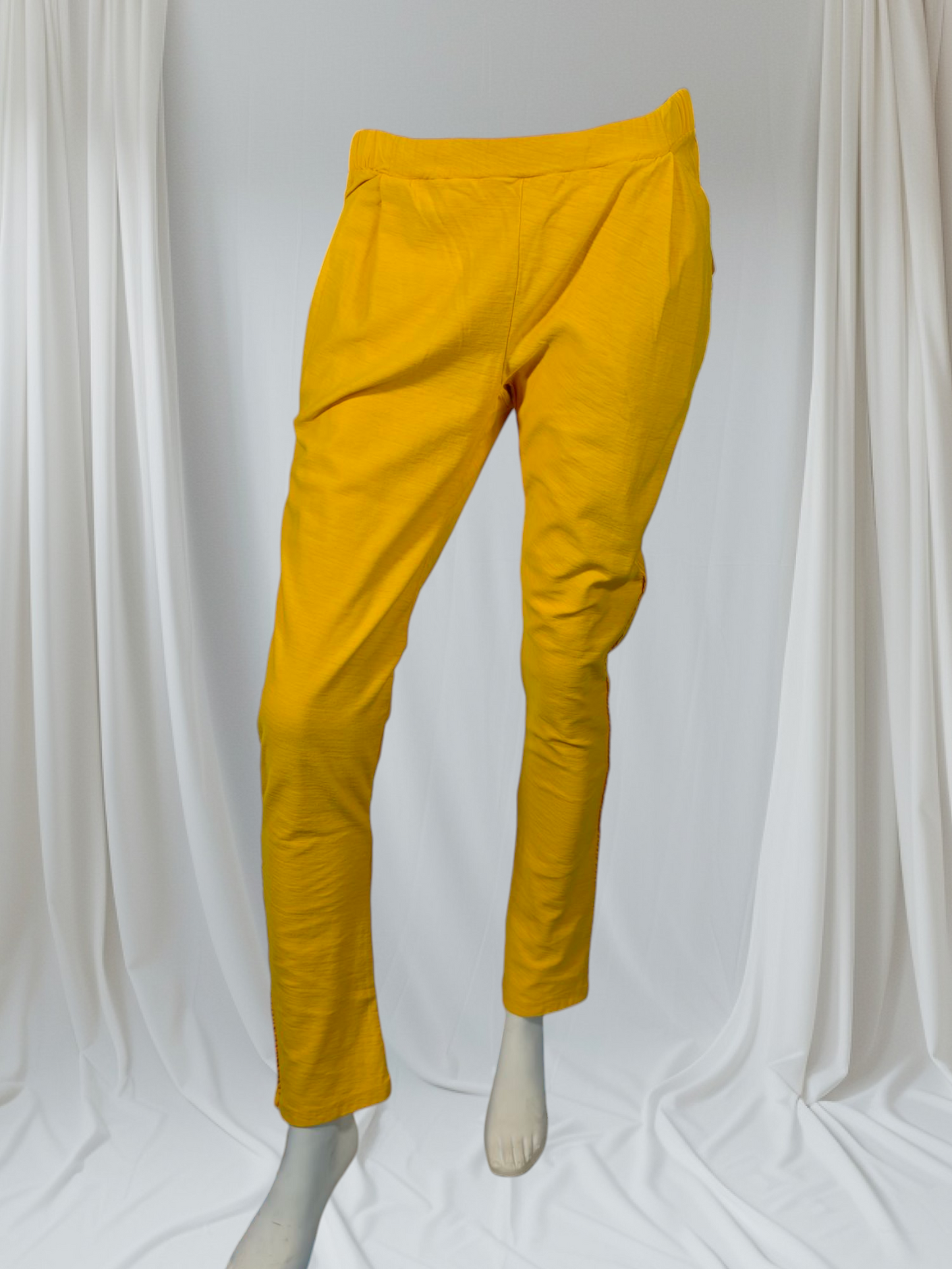 Américain Vintage – Pantalon jaune moutarde