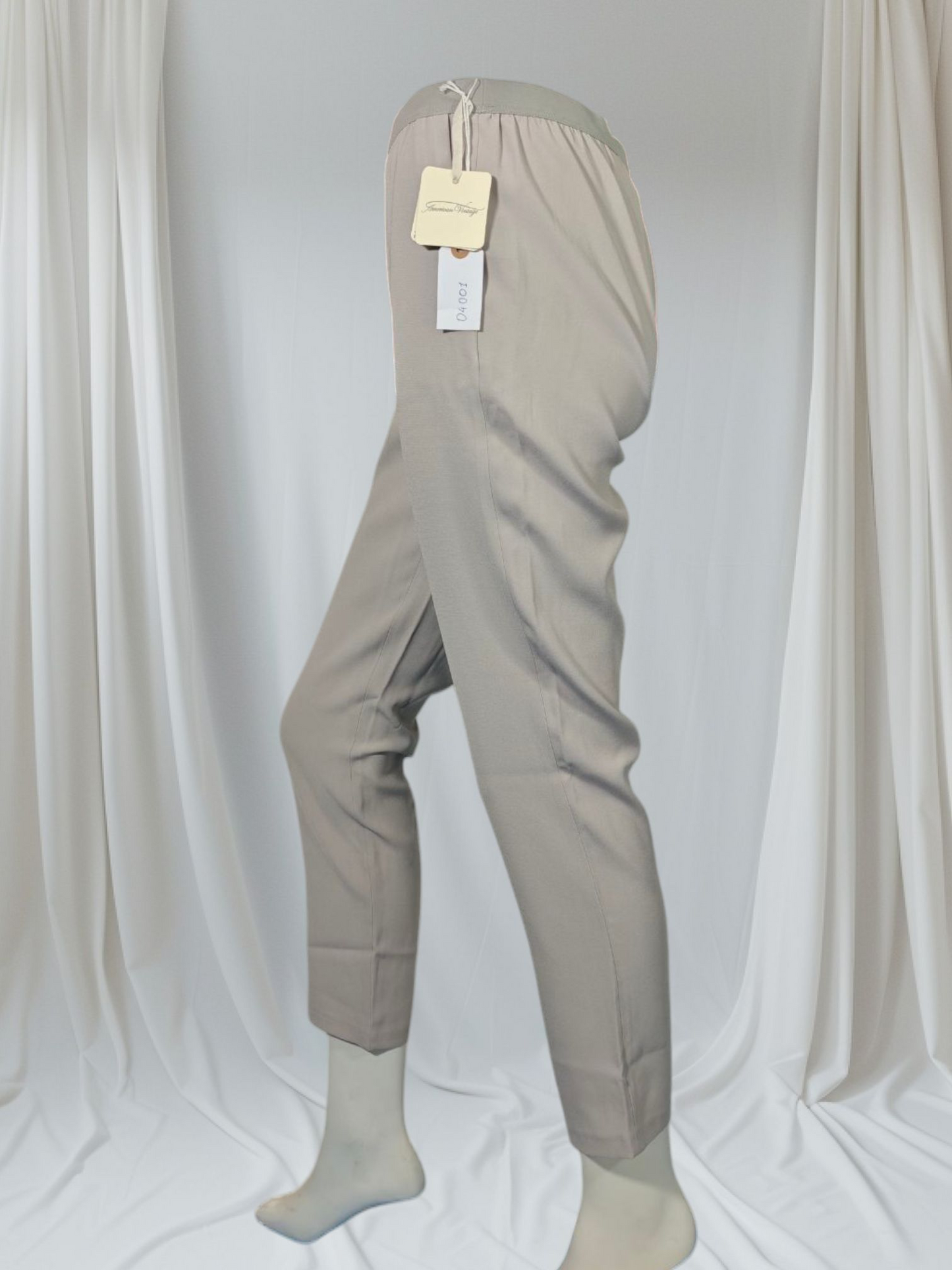 Américain Vintage – Pantalon fluide beige clair