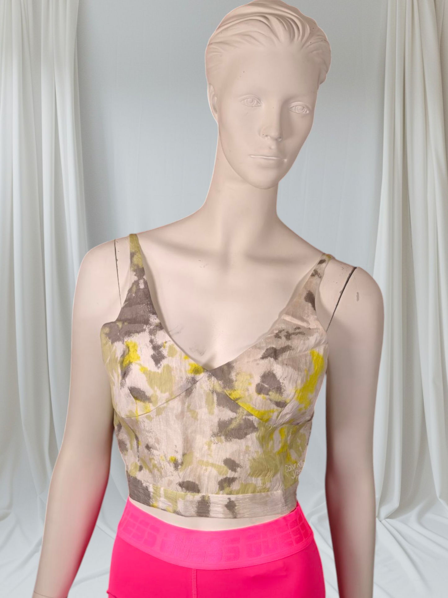 Calvin Klein Jeans – Glazed Fabric Tank Top