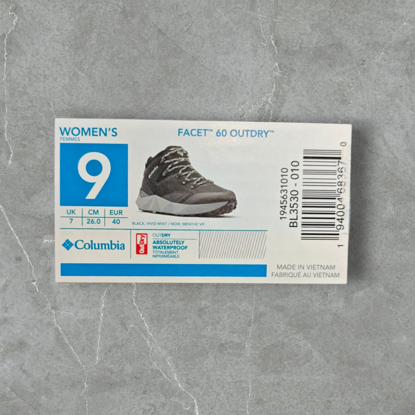 Columbia Facet 60 OutDry
