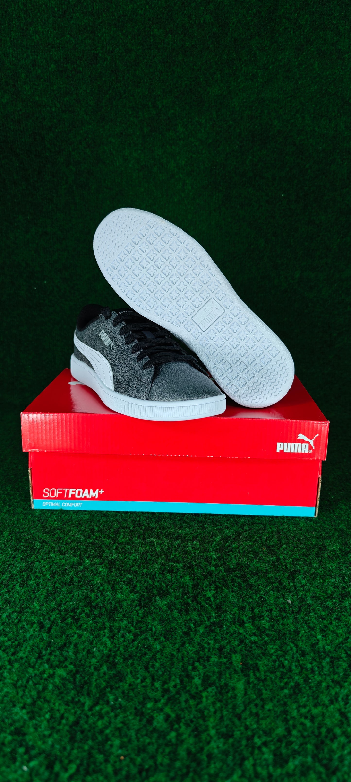 Puma Vikky v2 Glitz 2 Jr – Argent / Blanc / Noir