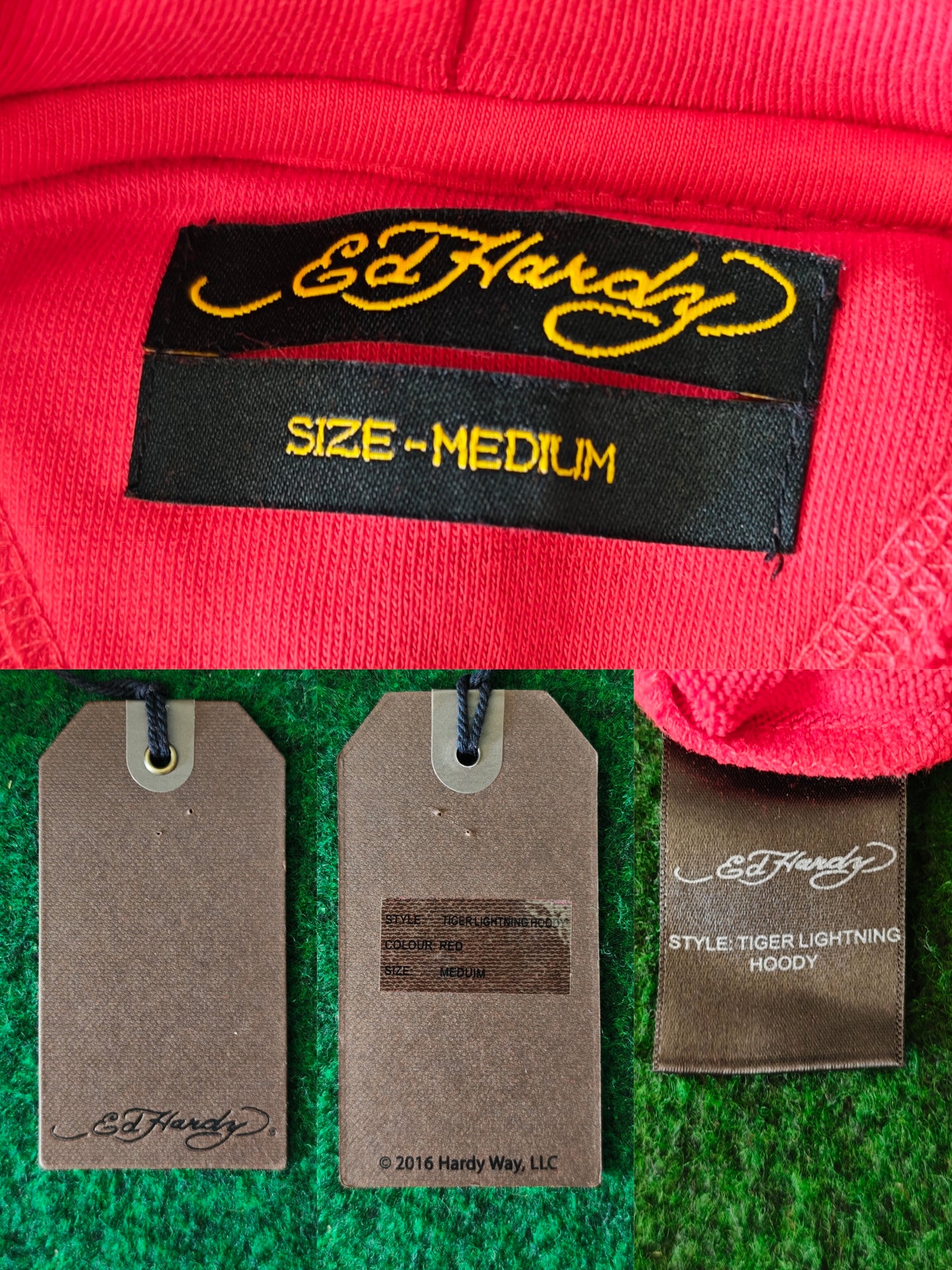 Ed Hardy – Sweat à capuche “Tiger Lightning”