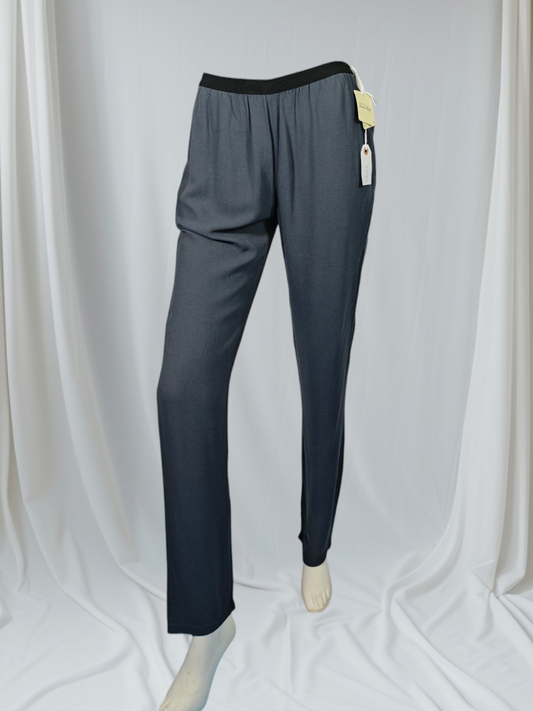 Américain Vintage – Pantalon droit fluide gris