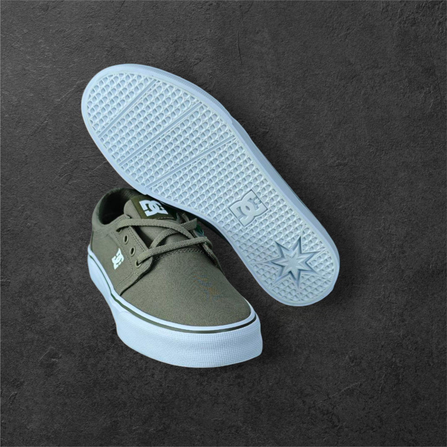 DC Shoes Trase TX Olive/Blanc