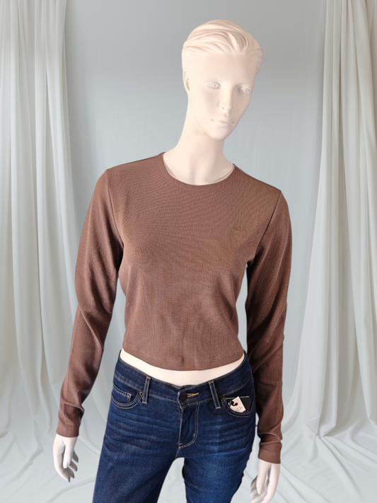 Adidas Originals – Top manches longues dos ouvert