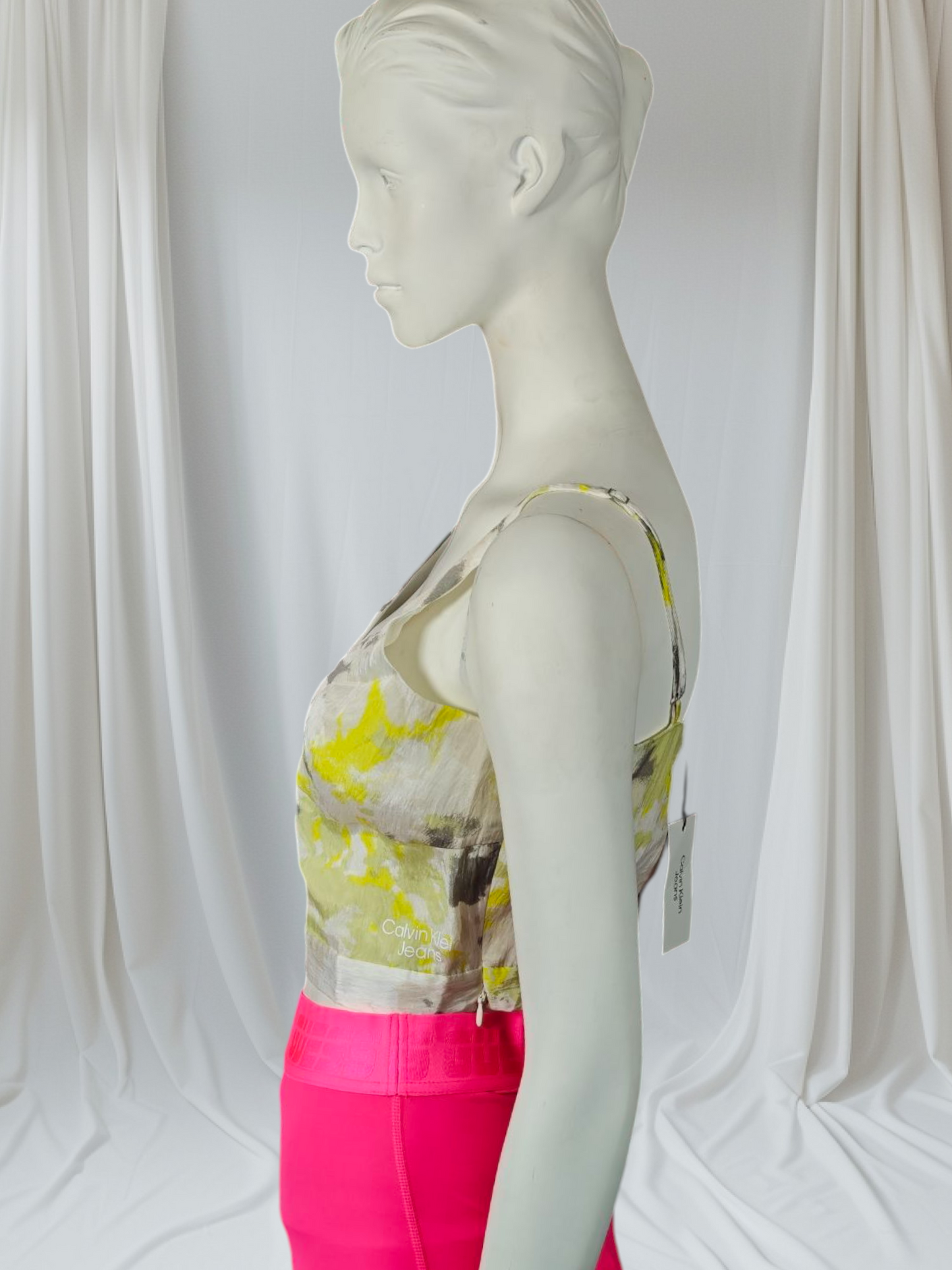 Calvin Klein Jeans – Glazed Fabric Tank Top