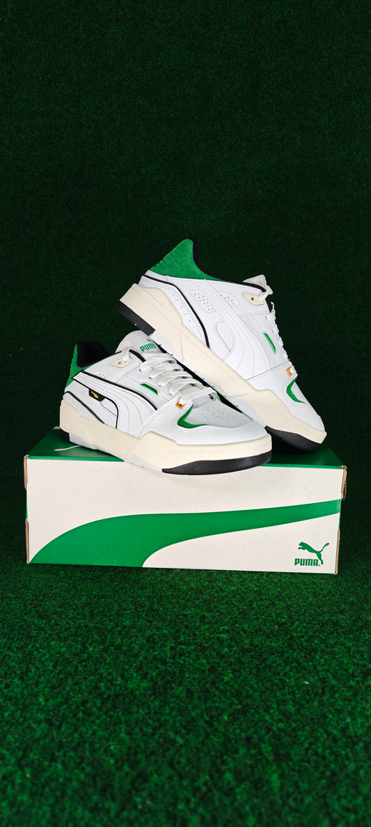 PUMA Slipstream BBall Jr — Blanc / Vert Archive