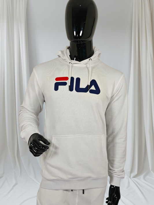 Fila – Sweat à capuche unisexe “Bright White”